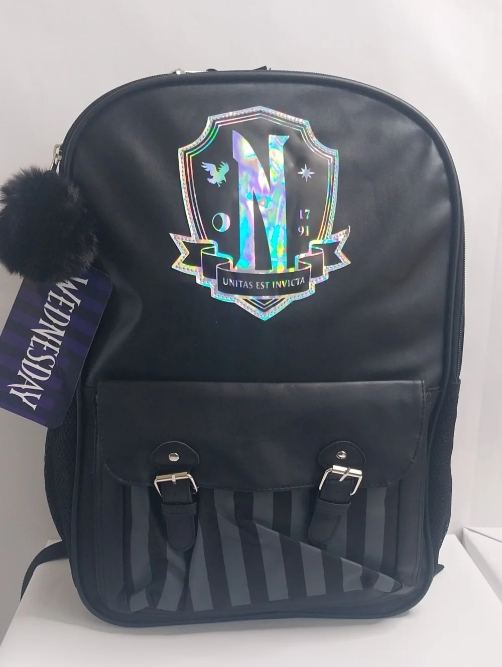 Monster High Wednesday  Backpack with Holographic Crest 17